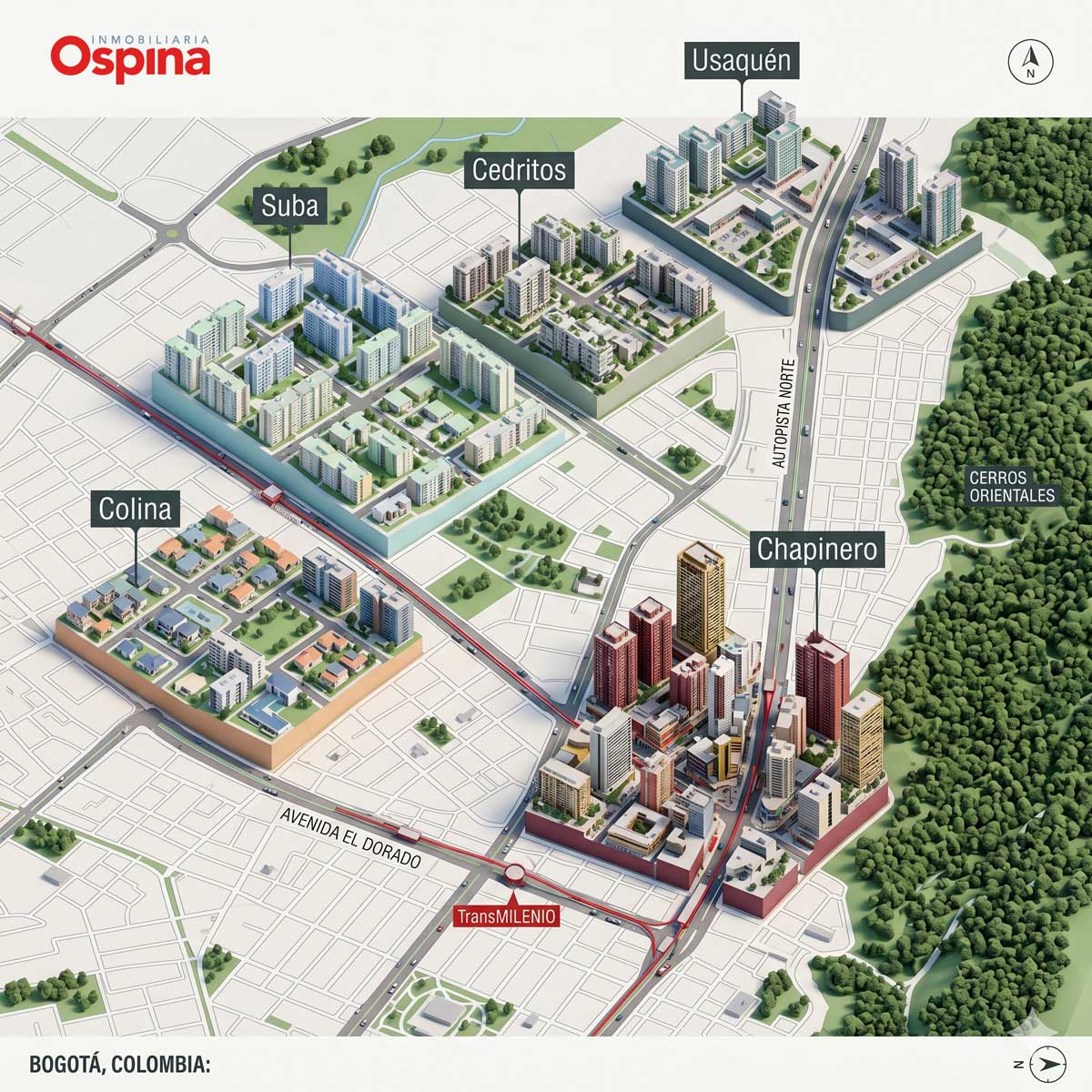 Zonas de arriendo en Bogotá